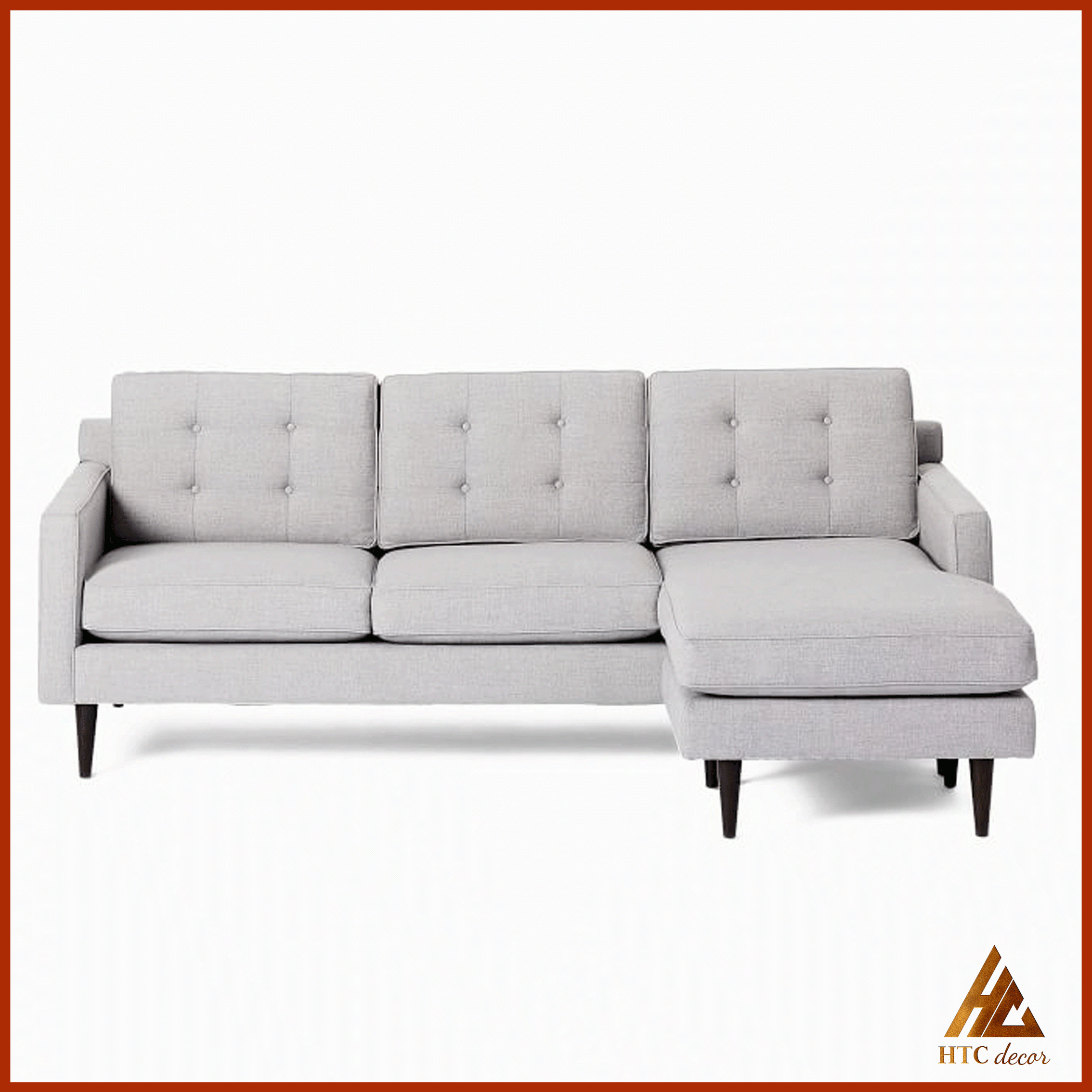 Ghế Sofa Góc L Drake Vải Bố